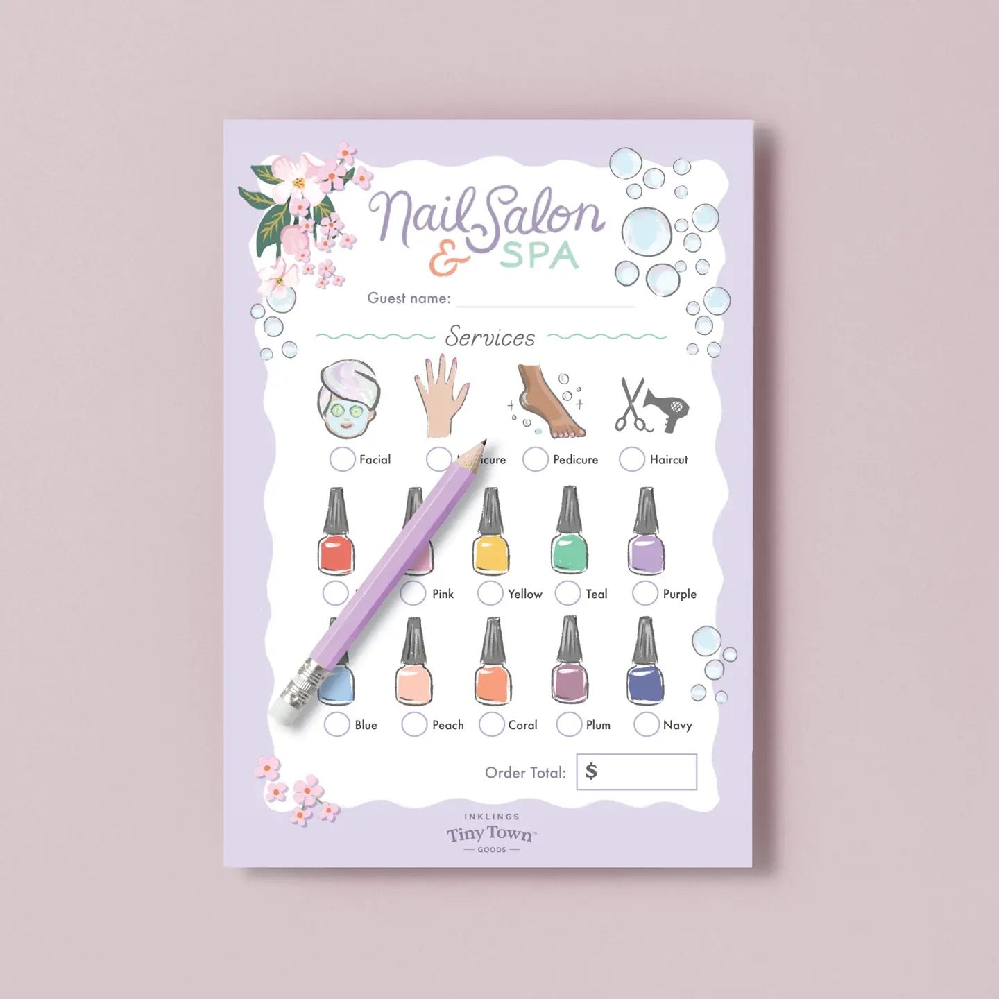 Inklings Tiny Town™ Play Notepad - Nail Salon and Spa