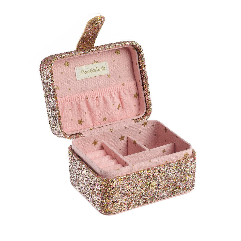 Rockahula Kids, Gold Glitter Jewellery Box