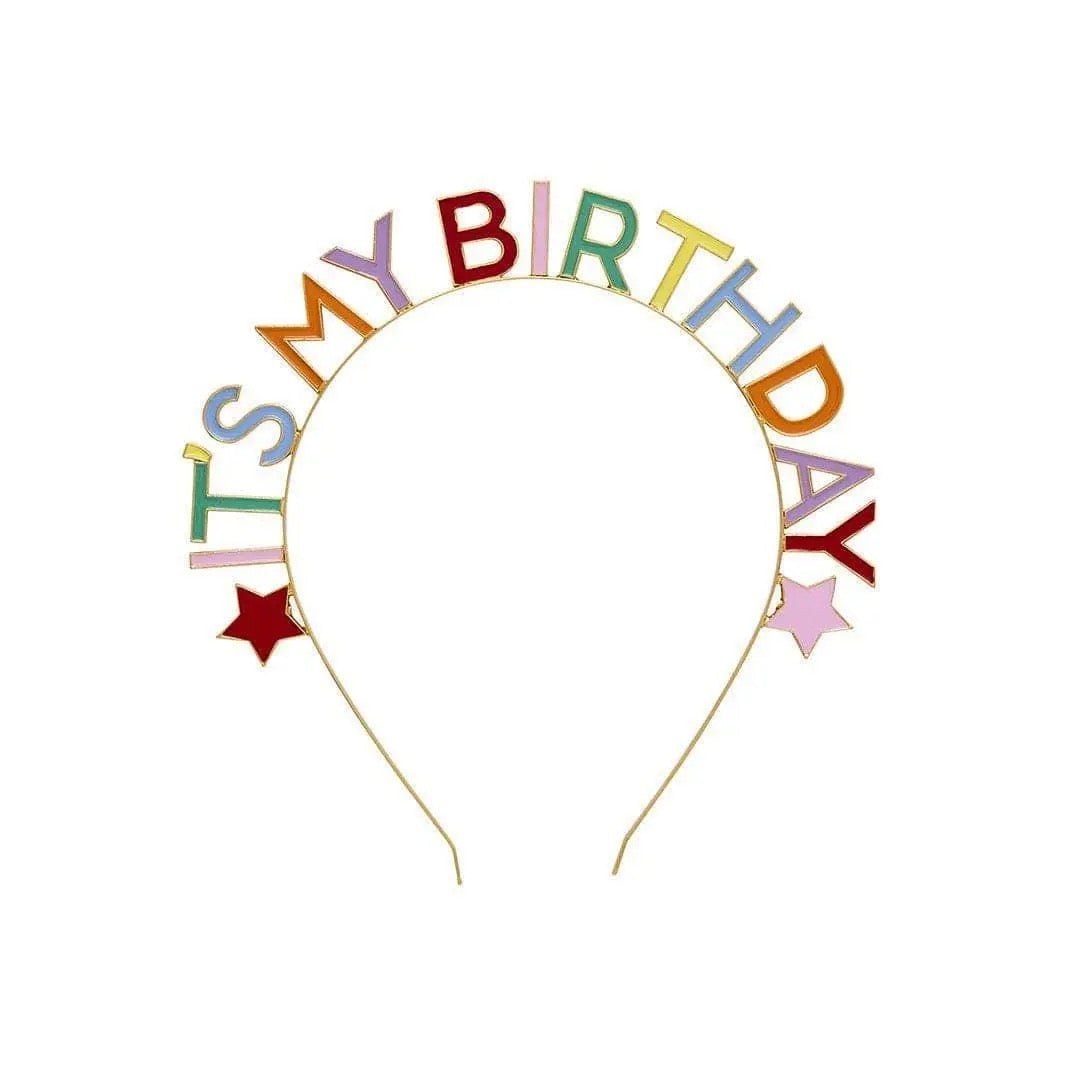 Colourful Happy Birthday Metal Headband