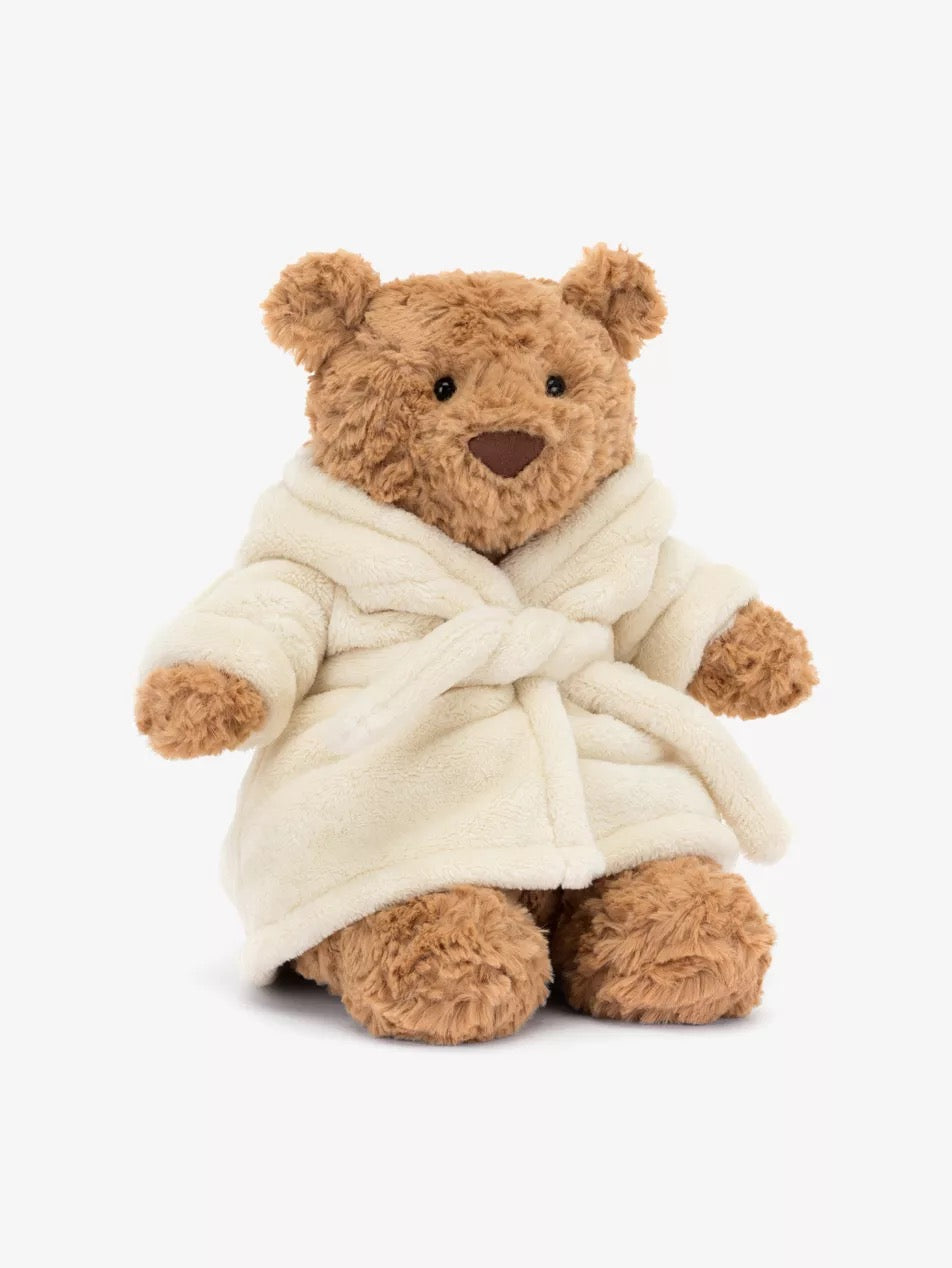 Bartholomew Bathrobe Bear soft toy 26cm