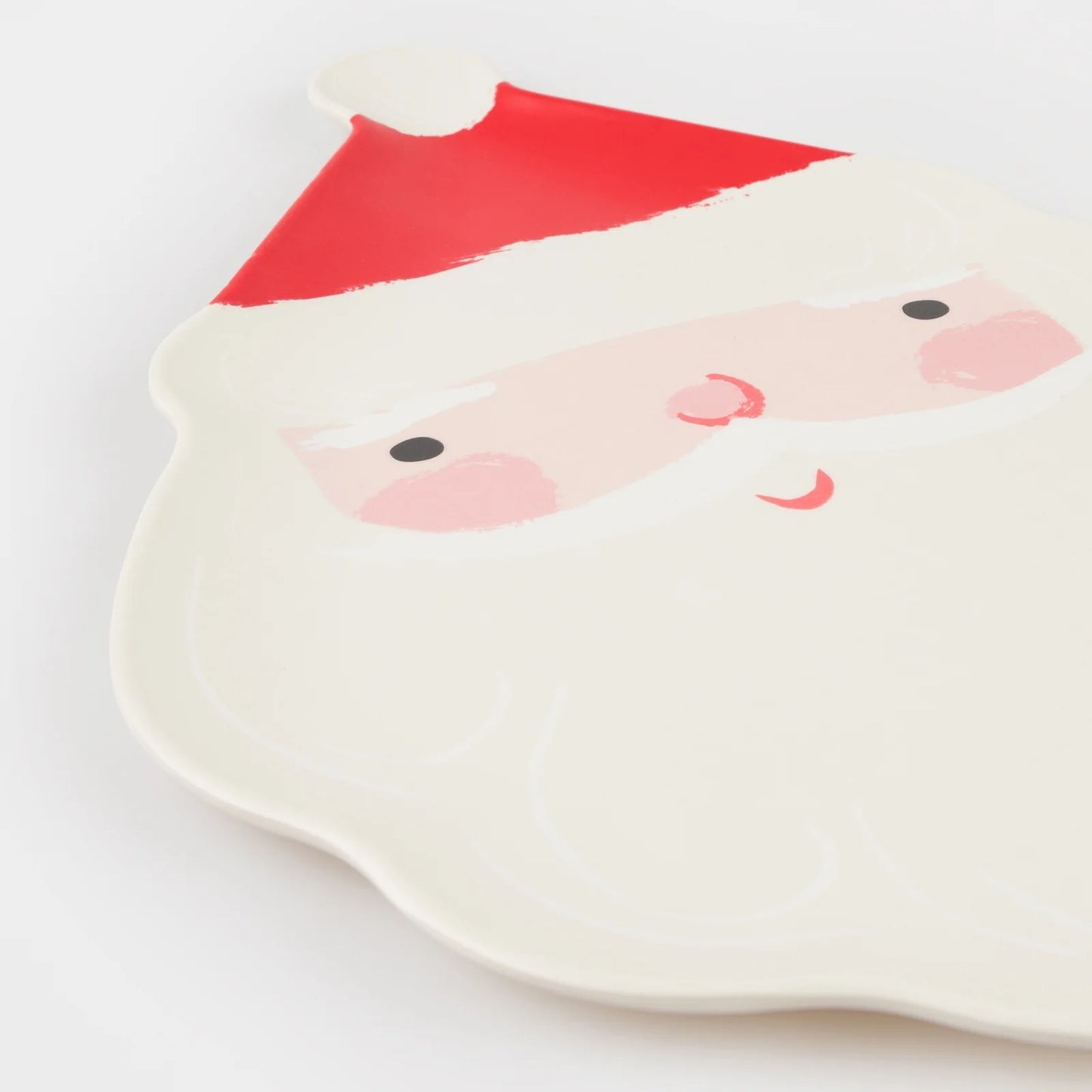 Reusable Santa Plate Meri Meri