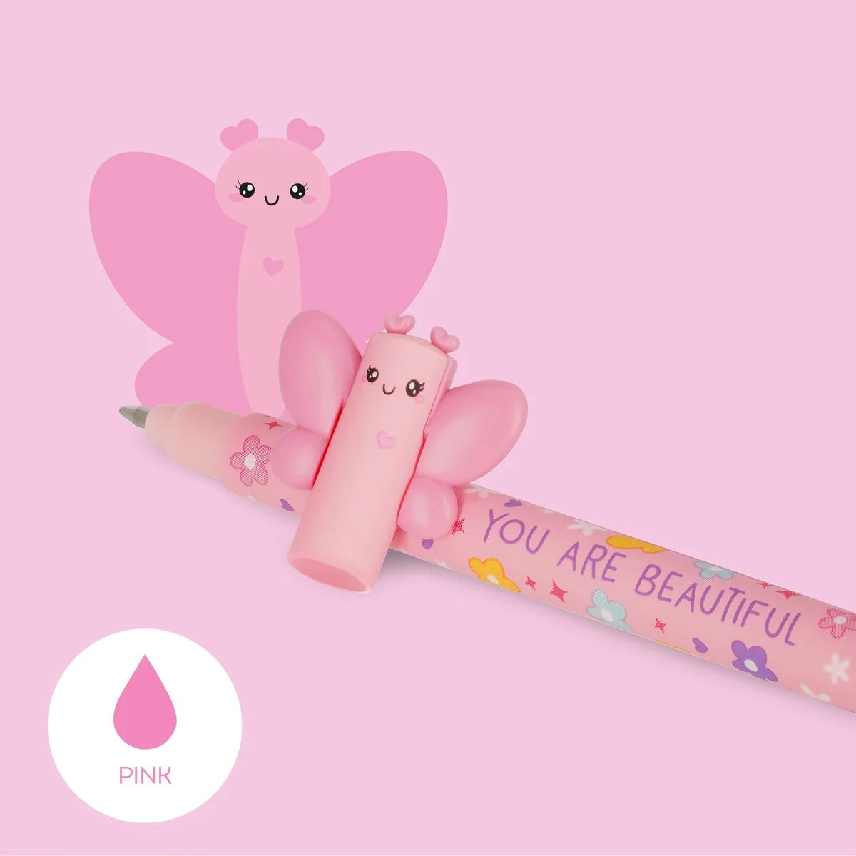 Legami Butterfly Erasable Pen - You are Beautiful