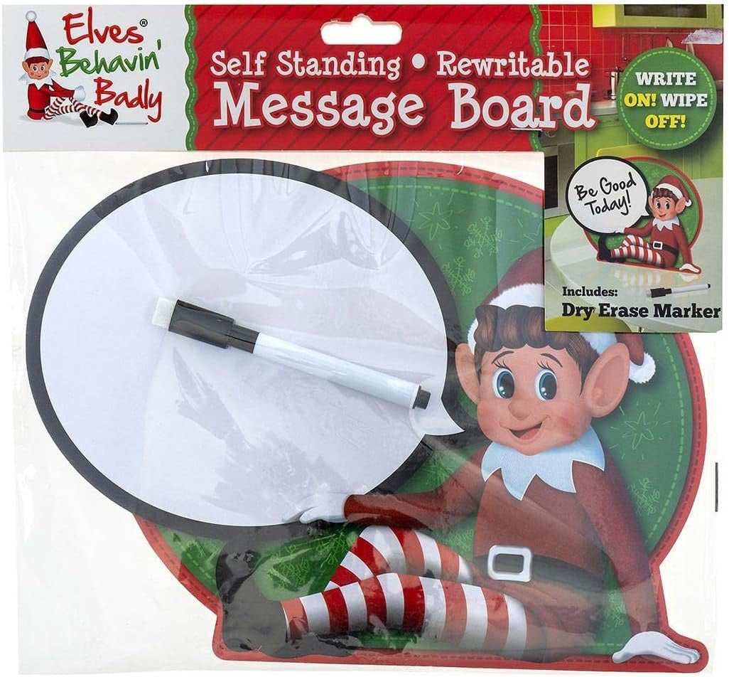 Christmas Elf Behavin' Badly Elf Accessories - ELF MESSAGE BOARD