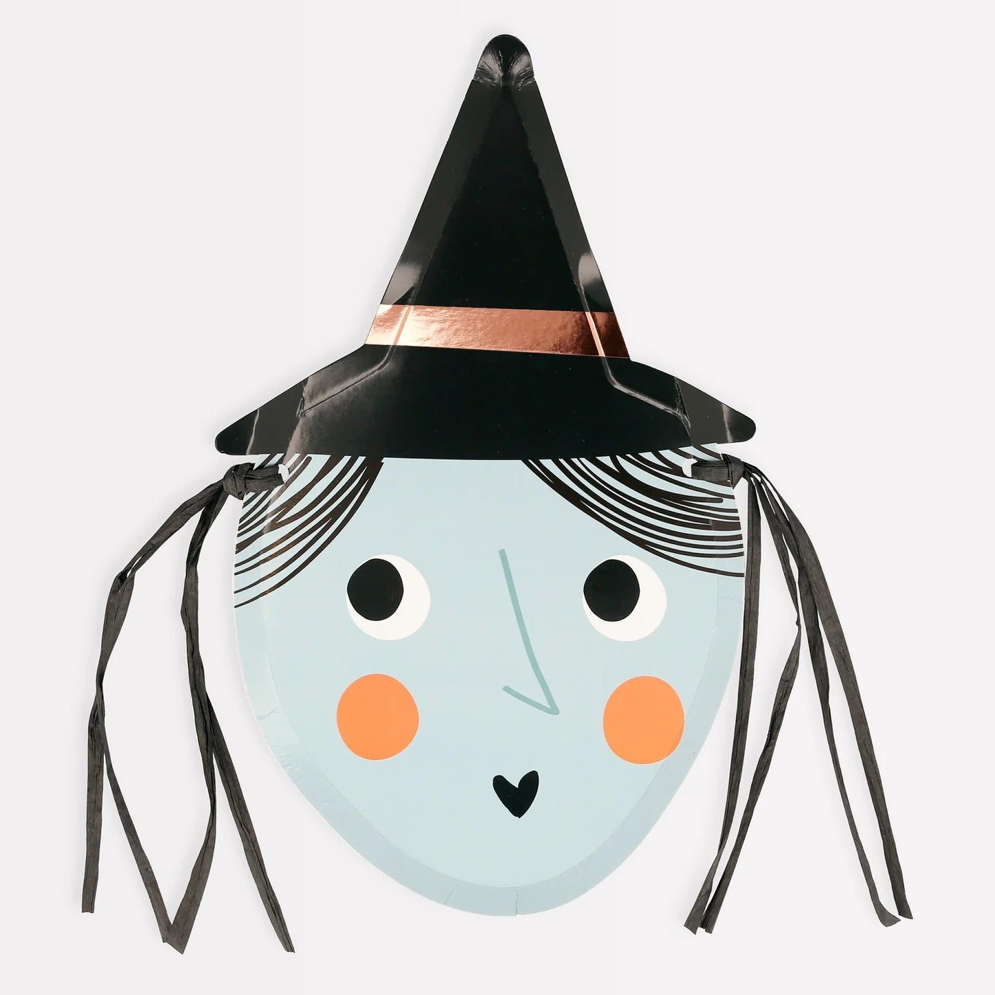 Meri Meri Halloween Witch Paper Plates - Pack of 8