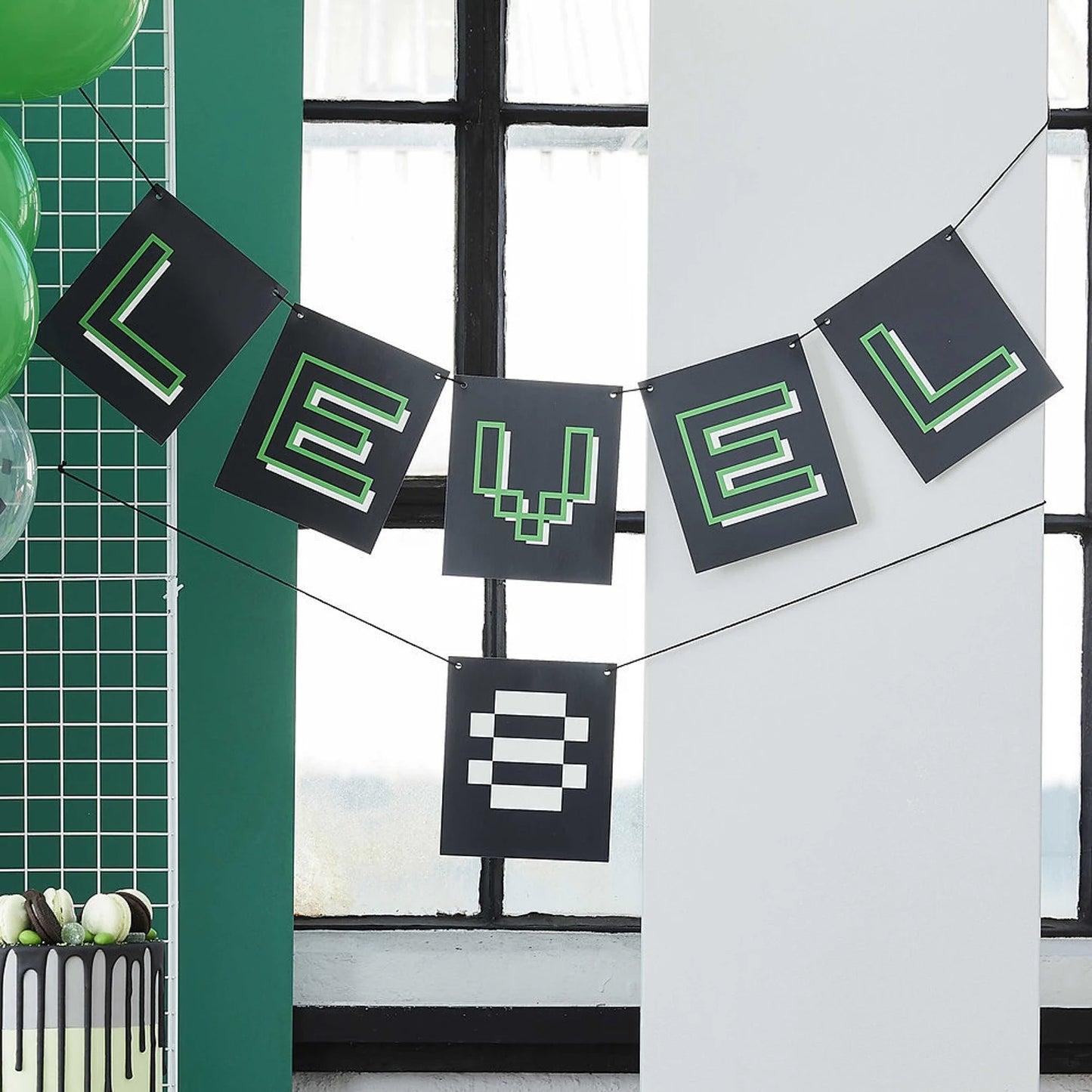 Level Up Personalised Age Birthday Banner