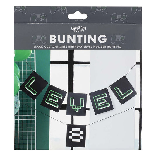Level Up Personalised Age Birthday Banner