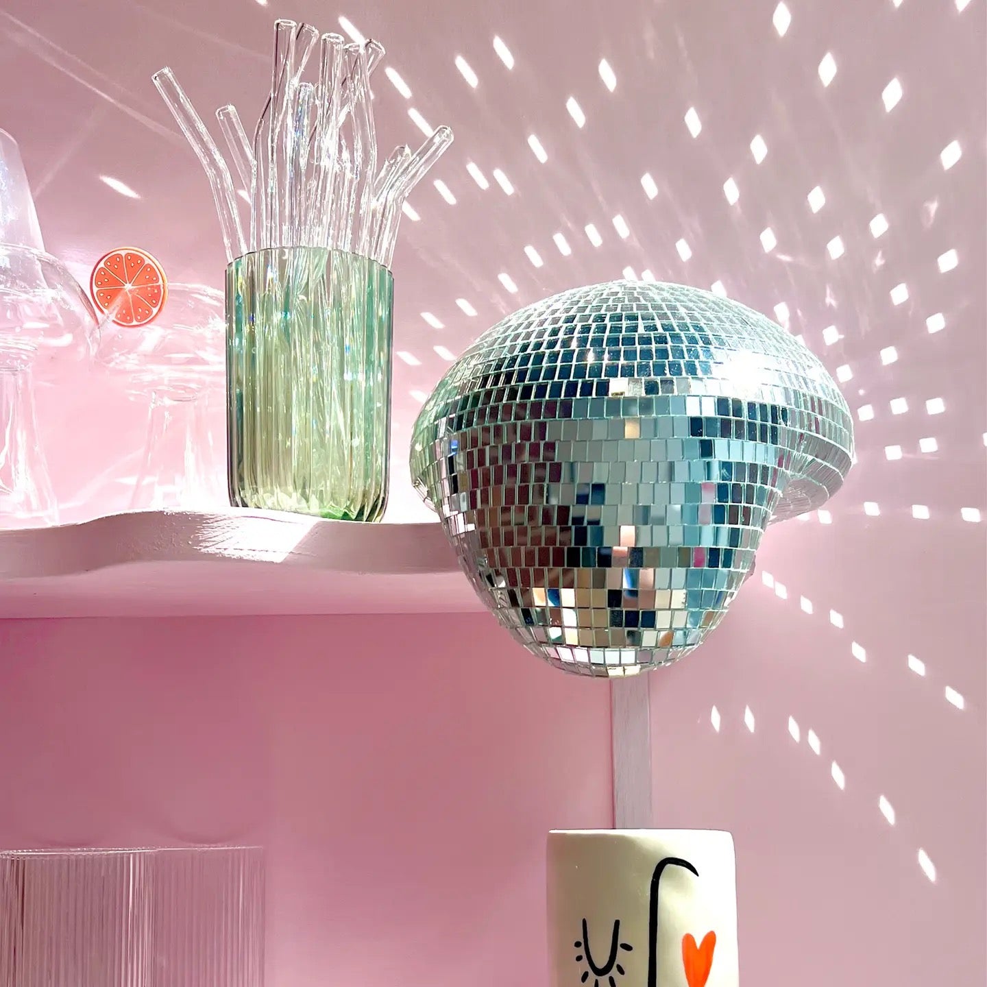 Melted Disco Ball - Home Decor - Disco Party