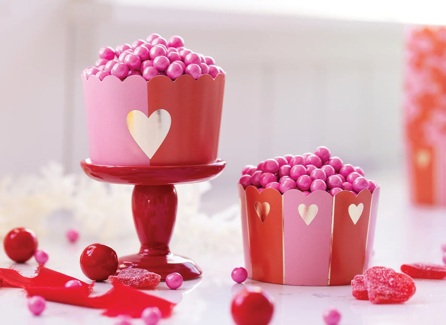 Jumbo Valentines Baking Cups