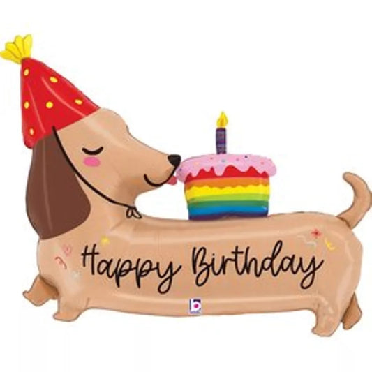 Grabo Foil Daschund Balloon