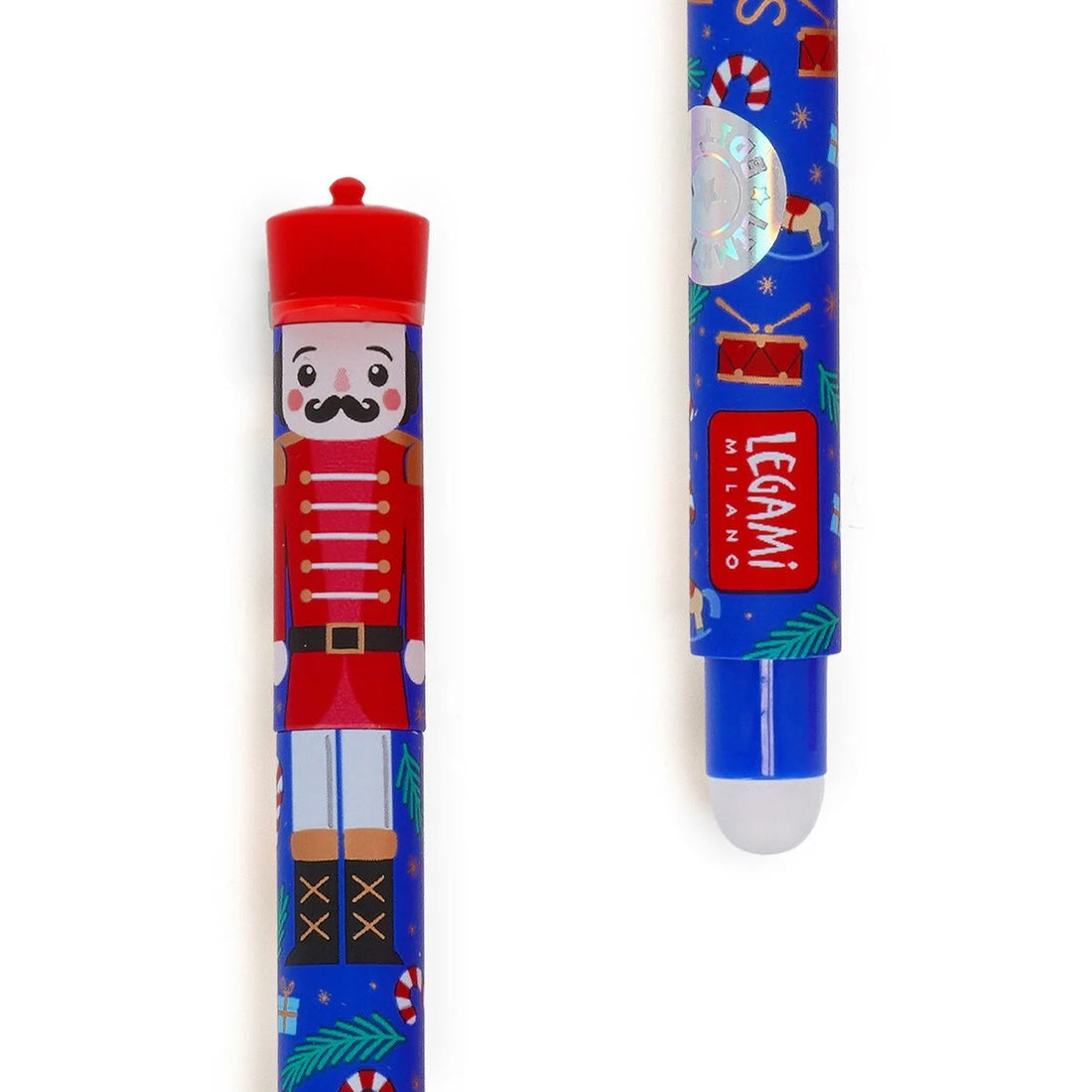 Legami Set of 3 Erasable Gel Pens - The Nutcracker - Christmas Limited Edition