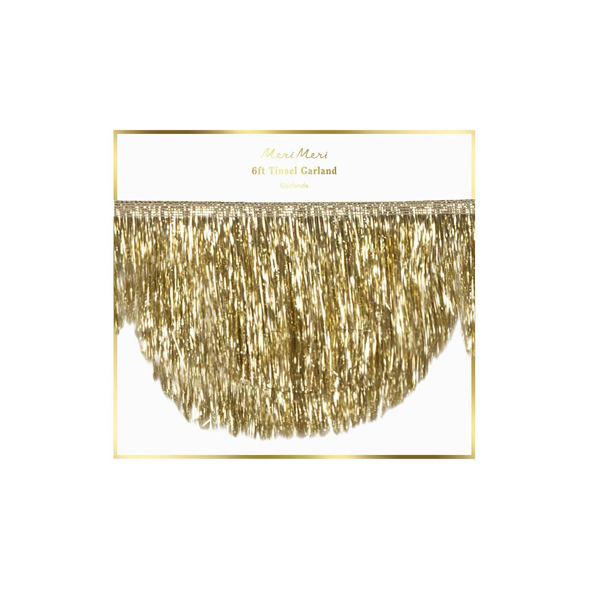 Meri Meri Gold Tinsel Fringe Garland
