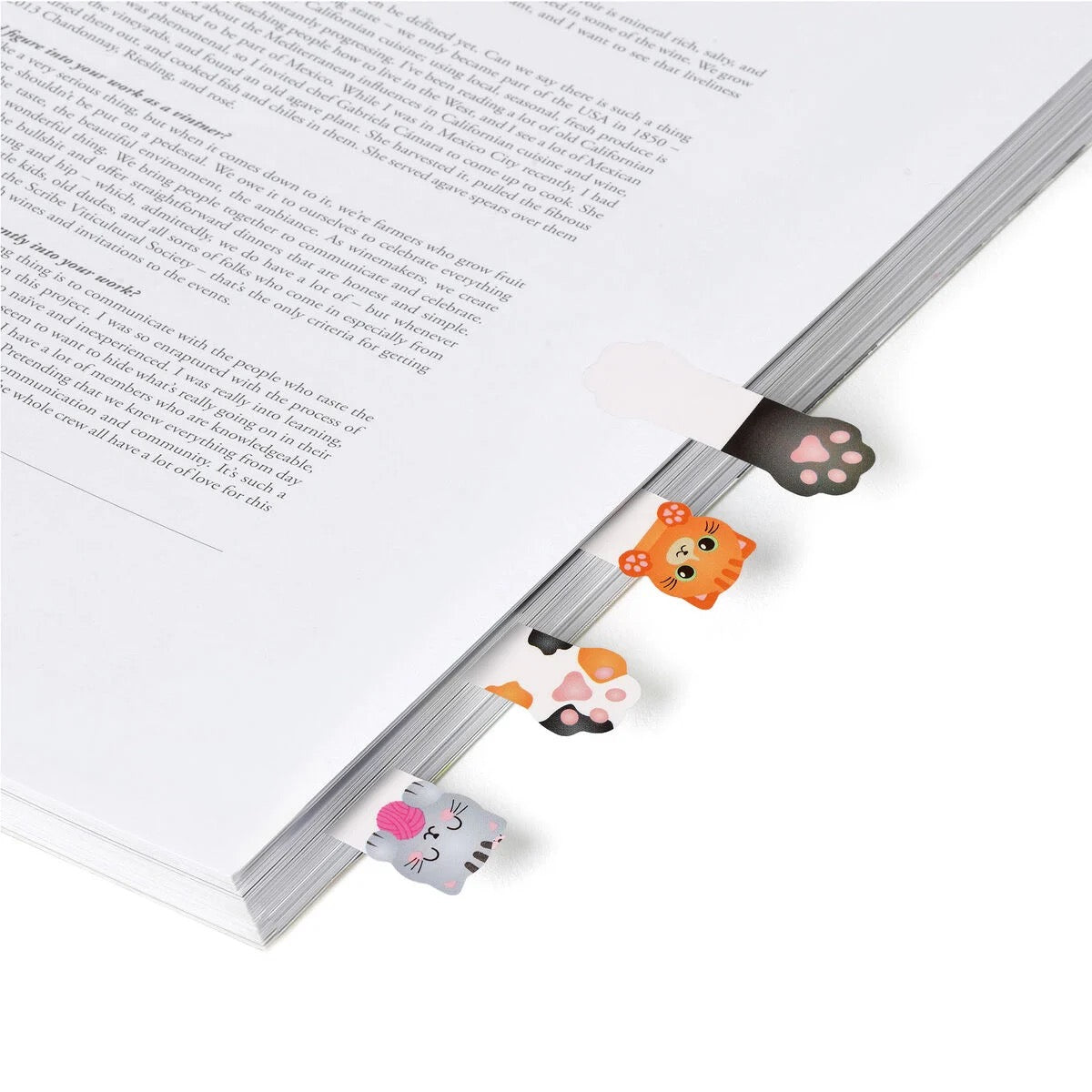 Legami Kitty Adhesive Pagemarkers