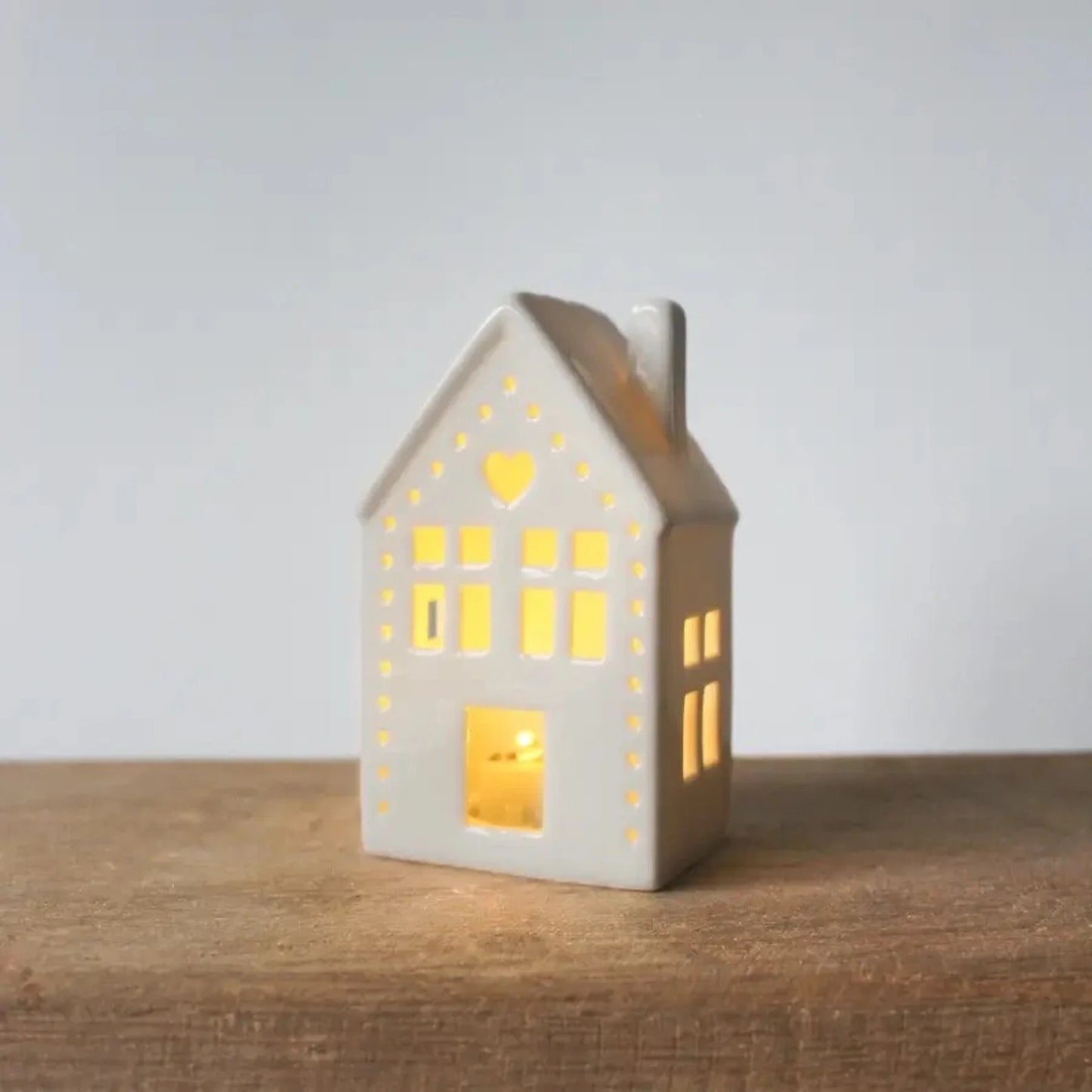 Set of Three Light Up Houses