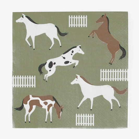 Horse Party Paper Napkins