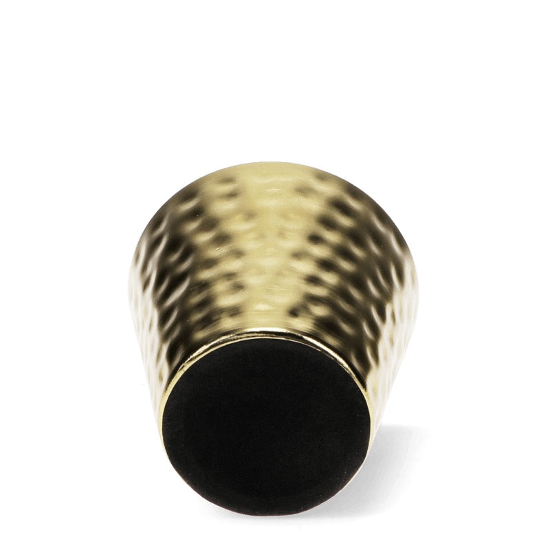 Scented Candle - Gold Tone Hammered Metal