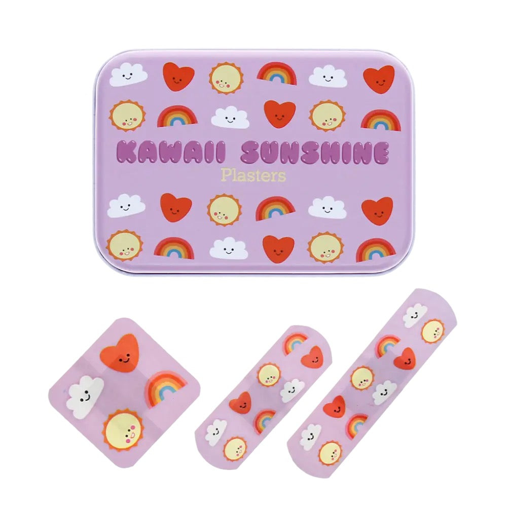 Children's Plasters in a Tin - Kawaii Sunshine