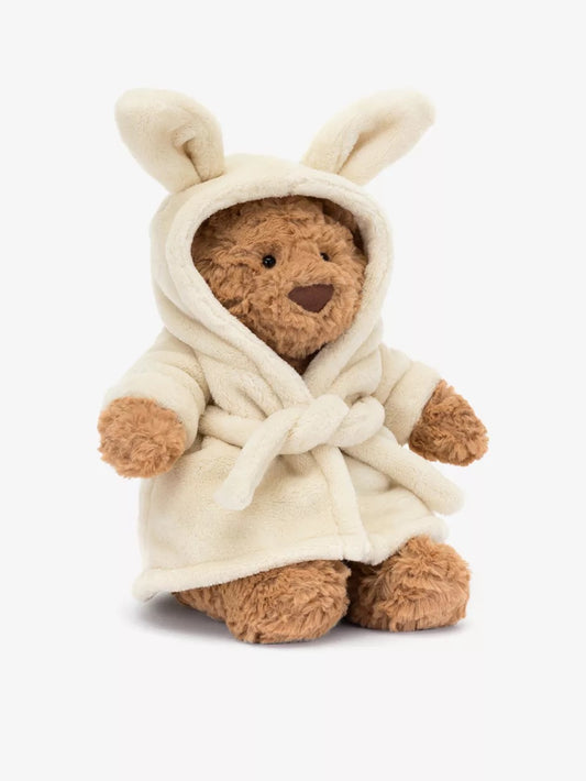 Bartholomew Bathrobe Bear soft toy 26cm