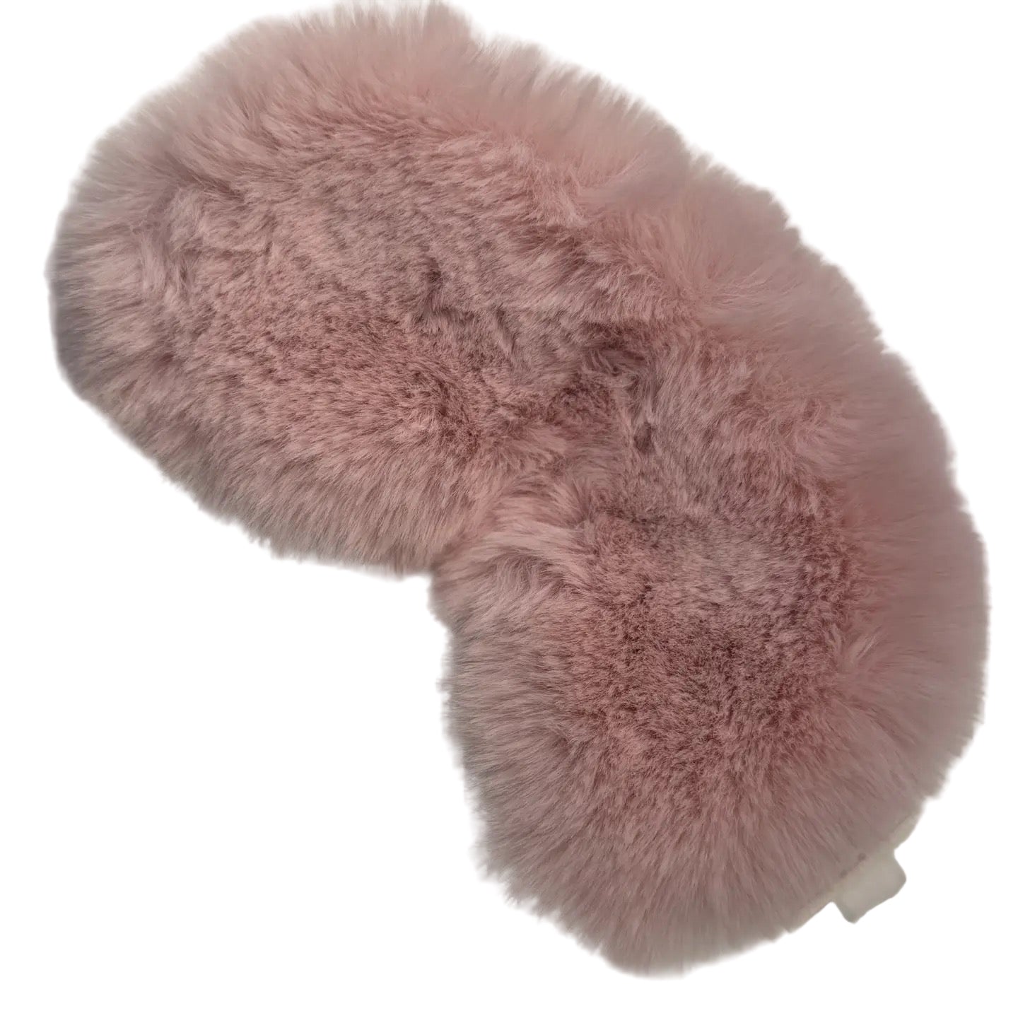 Large Faux Fur Hot Water Bottle PINK