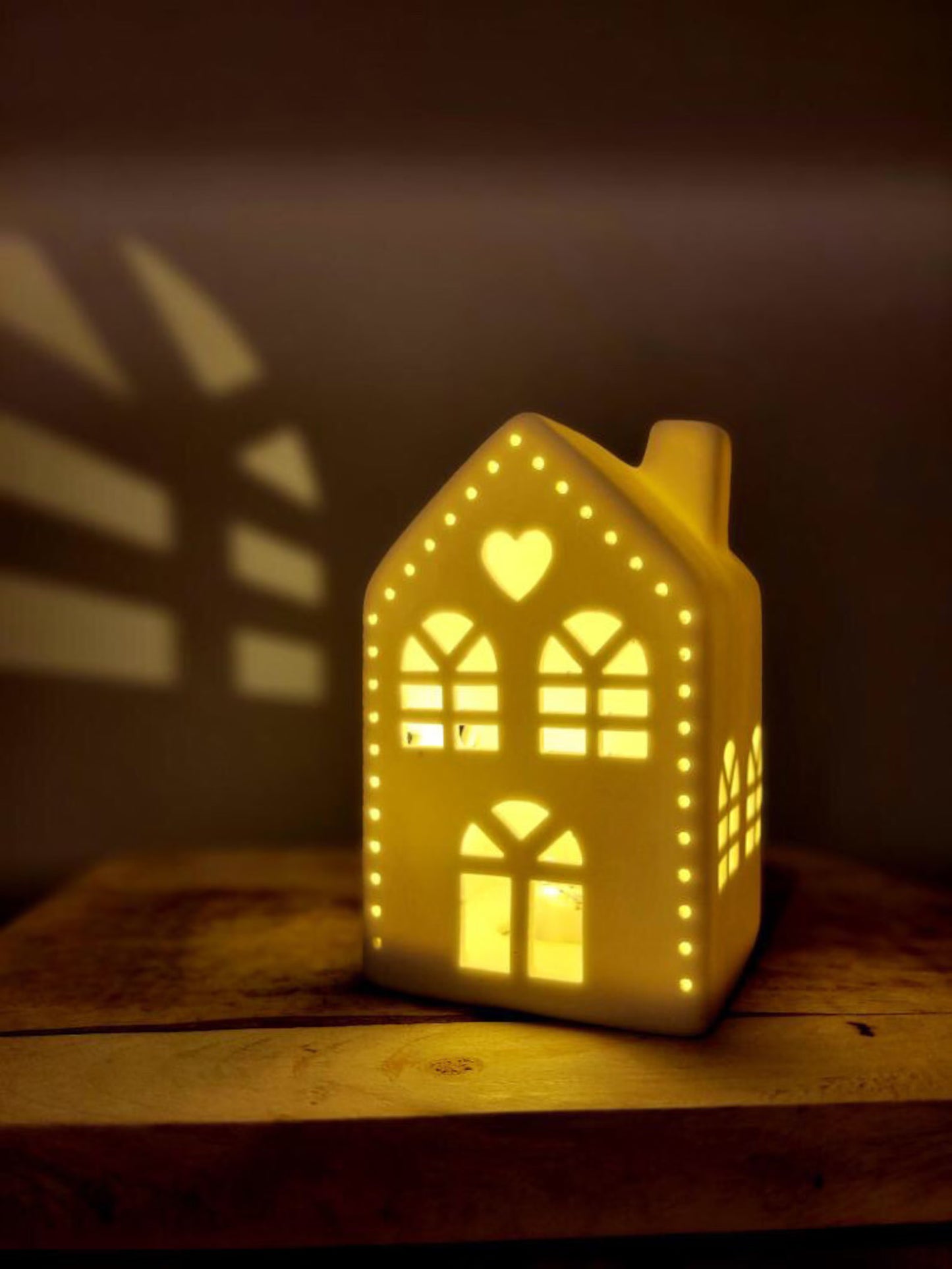 Set of Three Light Up Houses