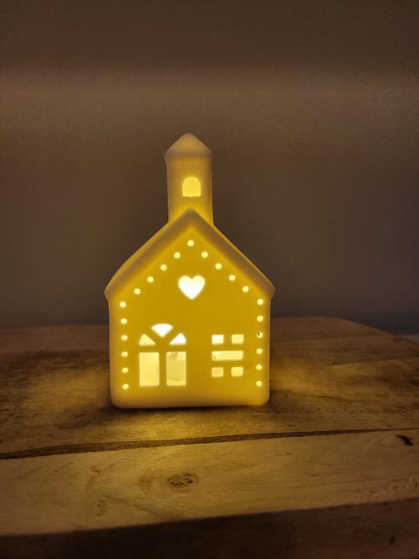 Set of Three Light Up Houses