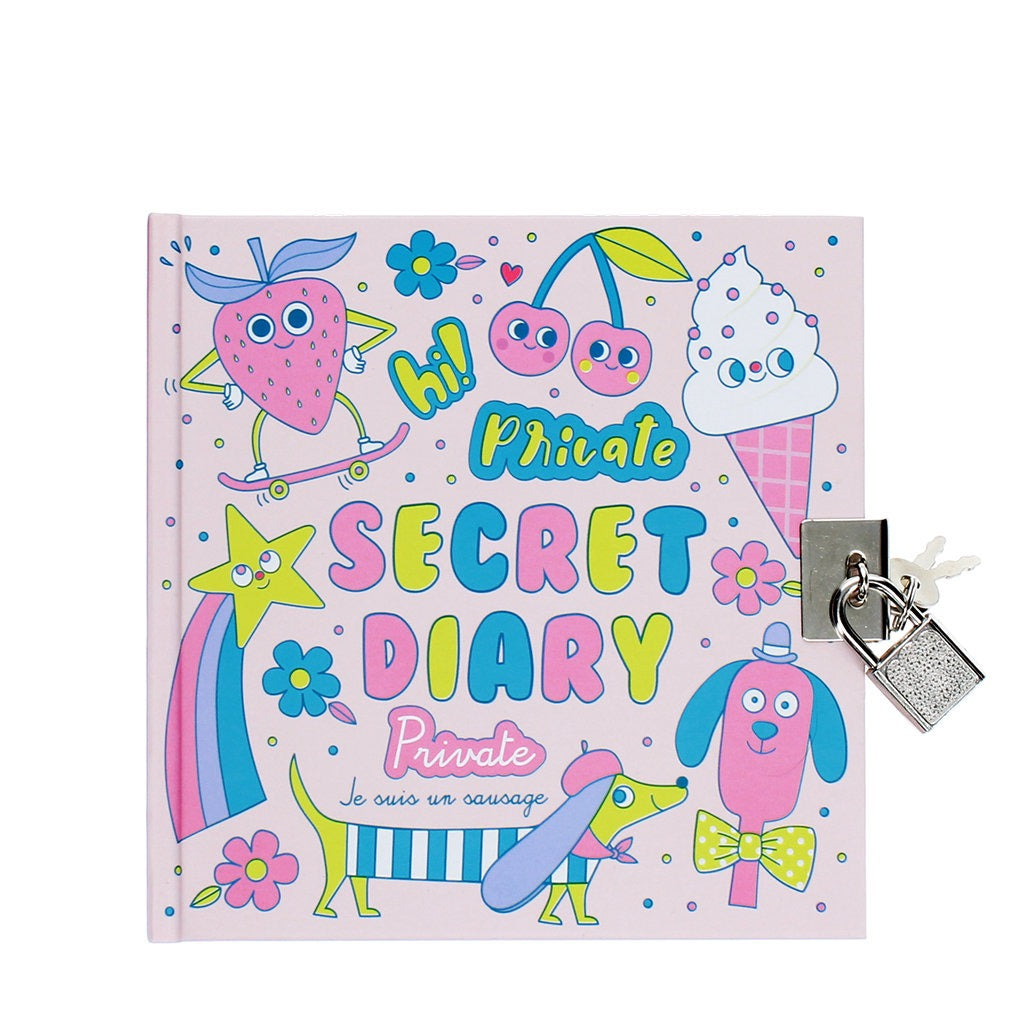 Secret Diary with padlock