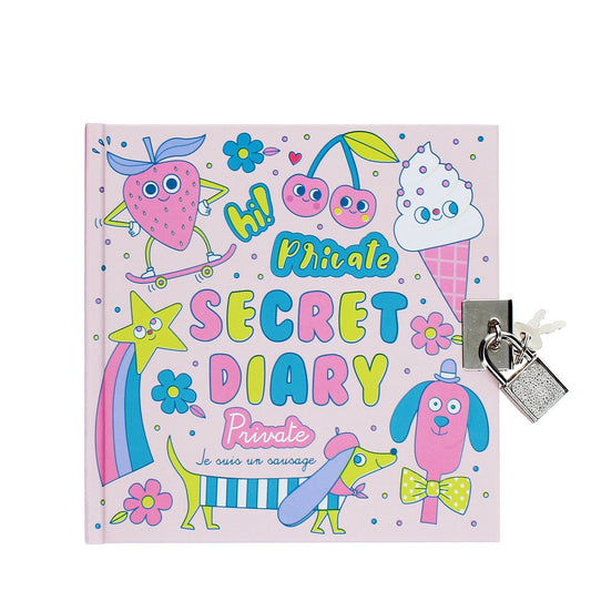 Secret Diary with padlock