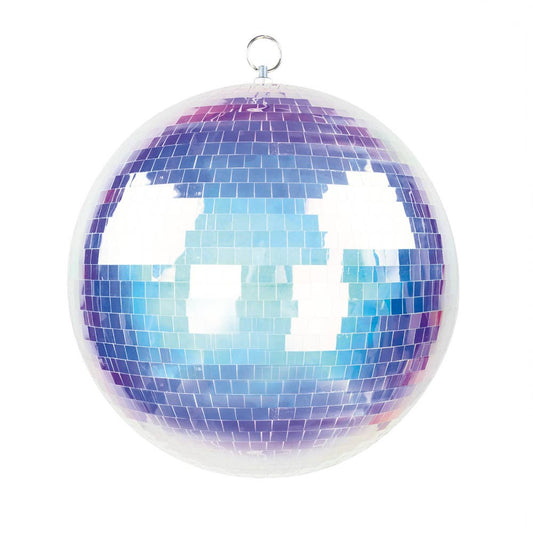 30 cm iridescent white disco ball