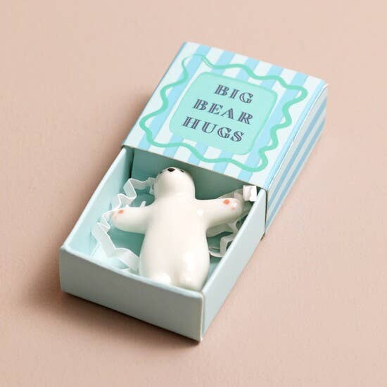 Tiny Matchbox Ceramic Tokens: Robin