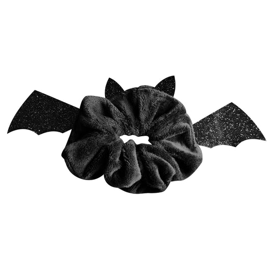 BLACK BAT SCRUNCHIE