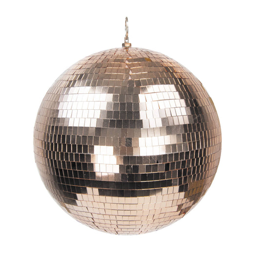 PINK GOLD DISCO BALL 30CM