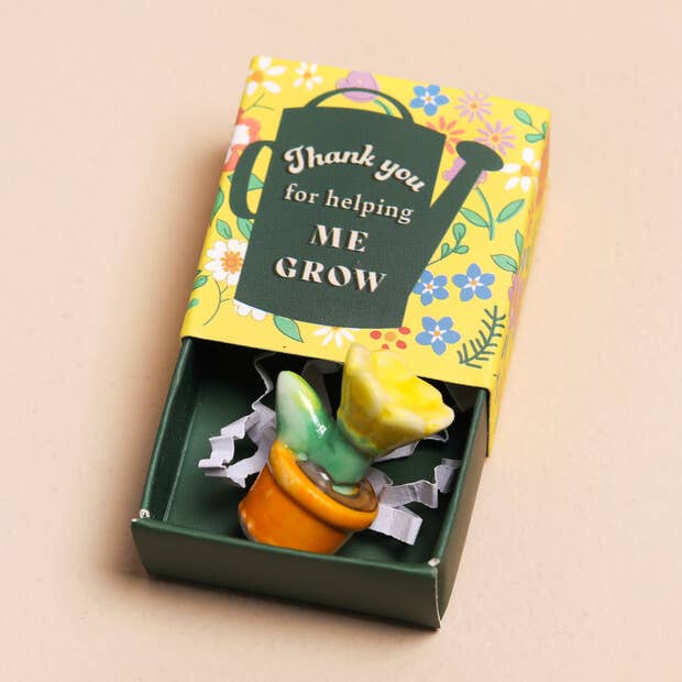 Tiny Matchbox Ceramic Tokens: Christmas Tree