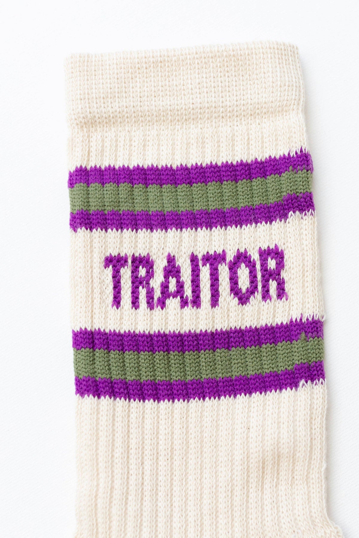 Traitor Slogan Sports Socks