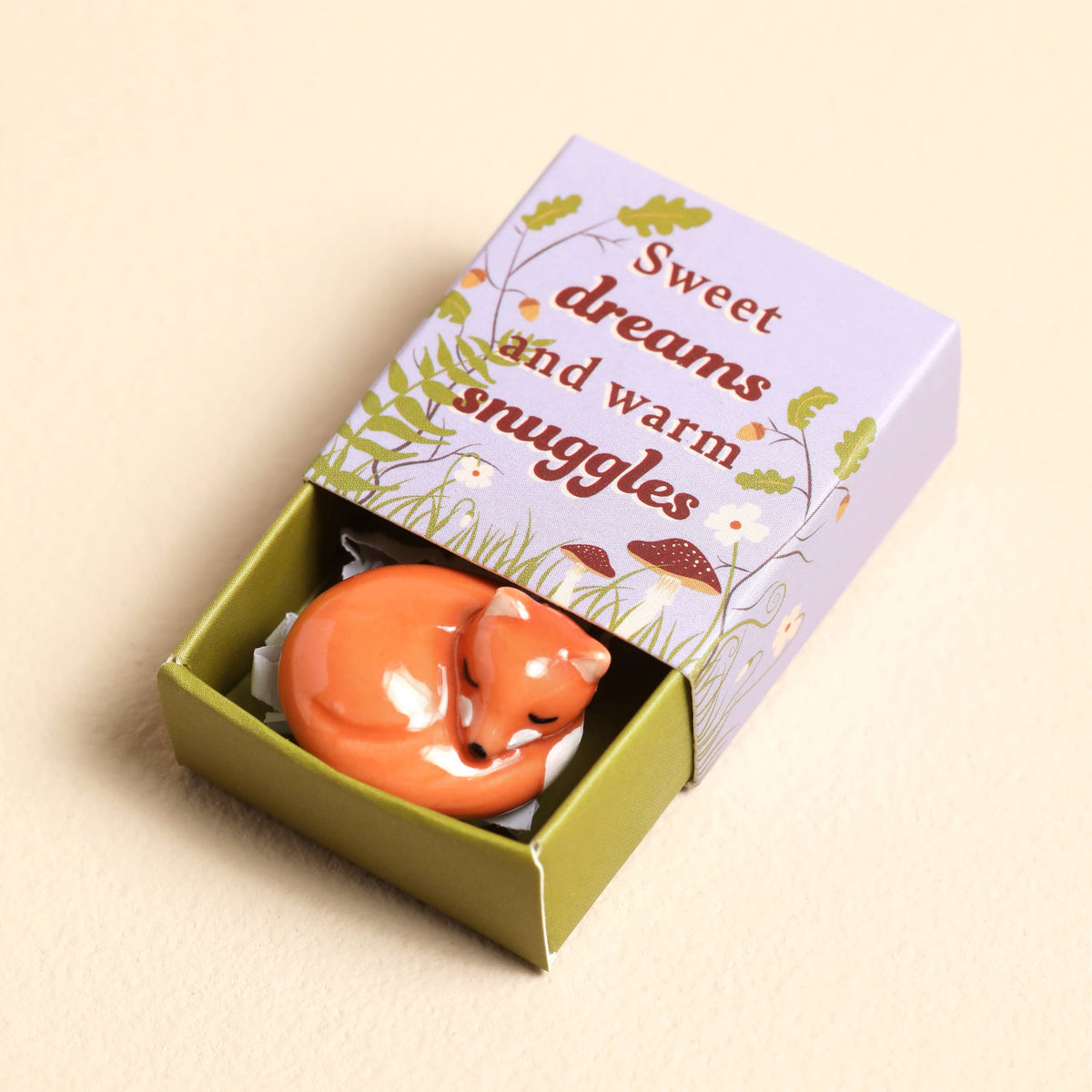 Tiny Matchbox Ceramic Tokens: Christmas Tree