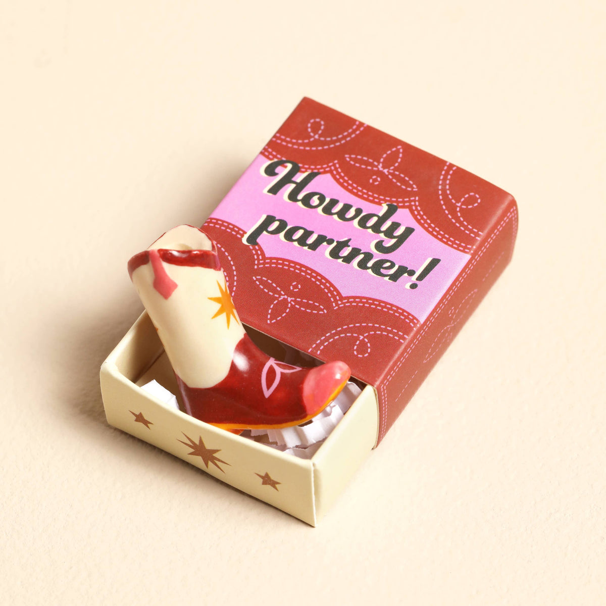 Tiny Matchbox Ceramic Tokens: Christmas Tree