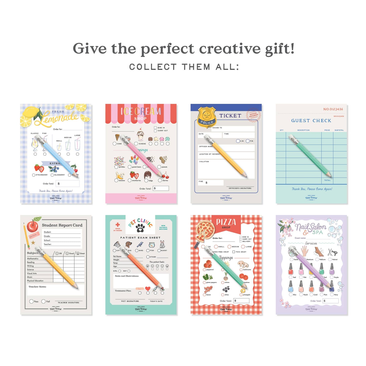 Inklings Tiny Town™ Play Notepad - Police Ticket